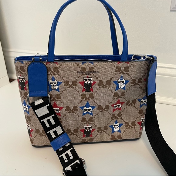 KARL LAGERFELD PARIS Small Maybelle Printed bag. 100% authentic. - Picture 10 of 16